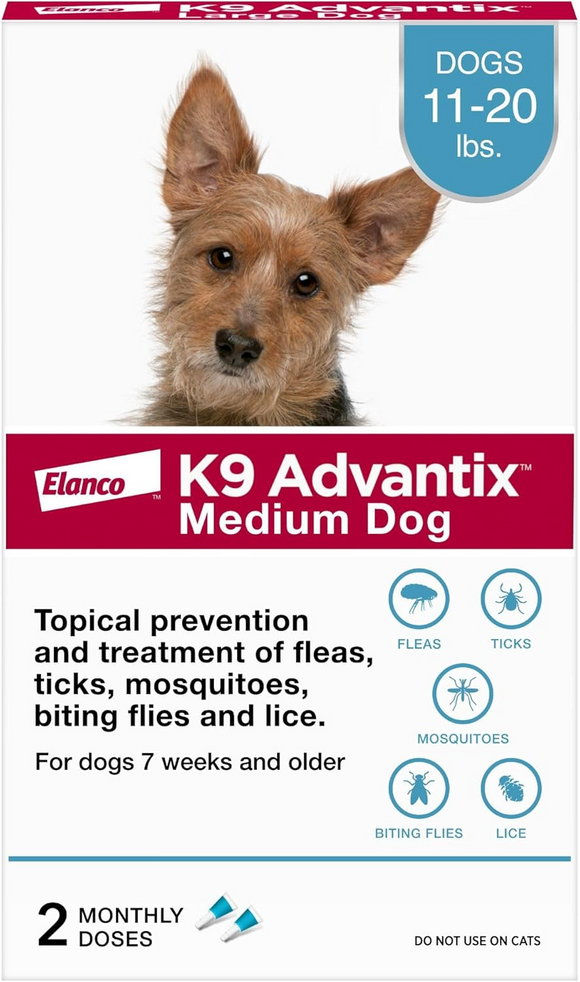K9 Advantix Topical Flea, Tick & Mosquito Prevention for Dogs