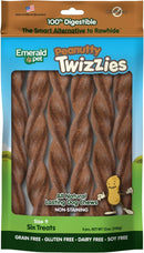 Emerald Pet Peanutty Twizzies Grain-Free Dog Treats, 6 count-2