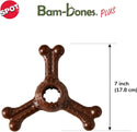 Ethical Pet Bam-Bones Plus Triple Bison Tough Dog Chew Toy7in dimension