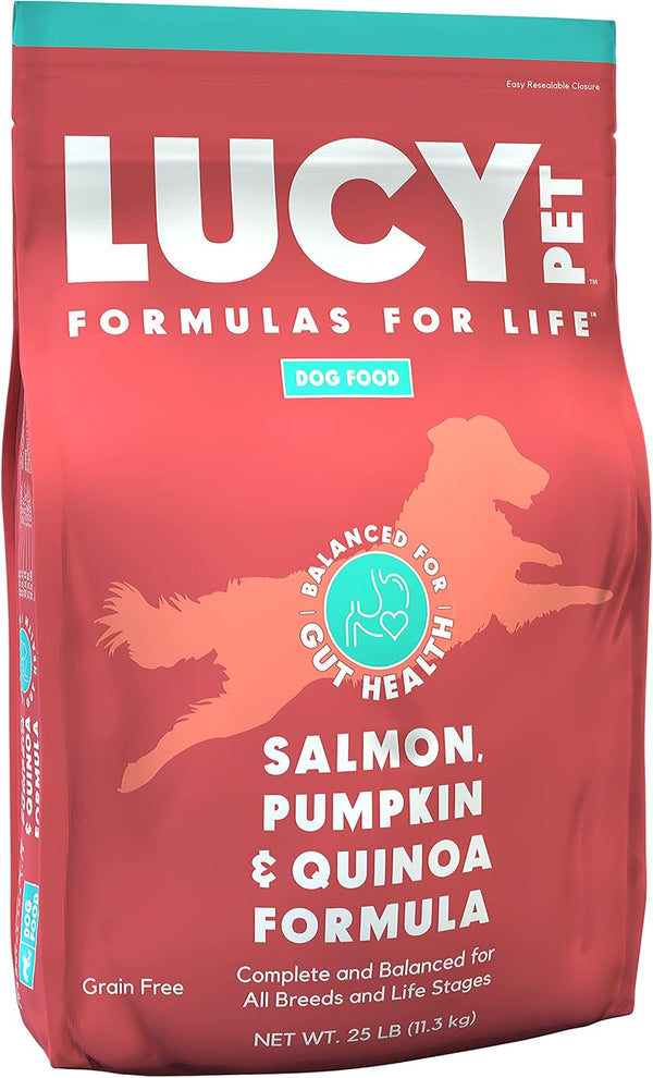 Lucy Pet Products Formulas for Life Grain-Free Salmon, Pumpkin & Quinoa Formula Dry Dog Food 25 lbs