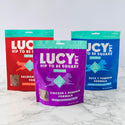 Lucy Pet Products Hip to Be Square Chicken  & Pumpkin Formula Dog Treats