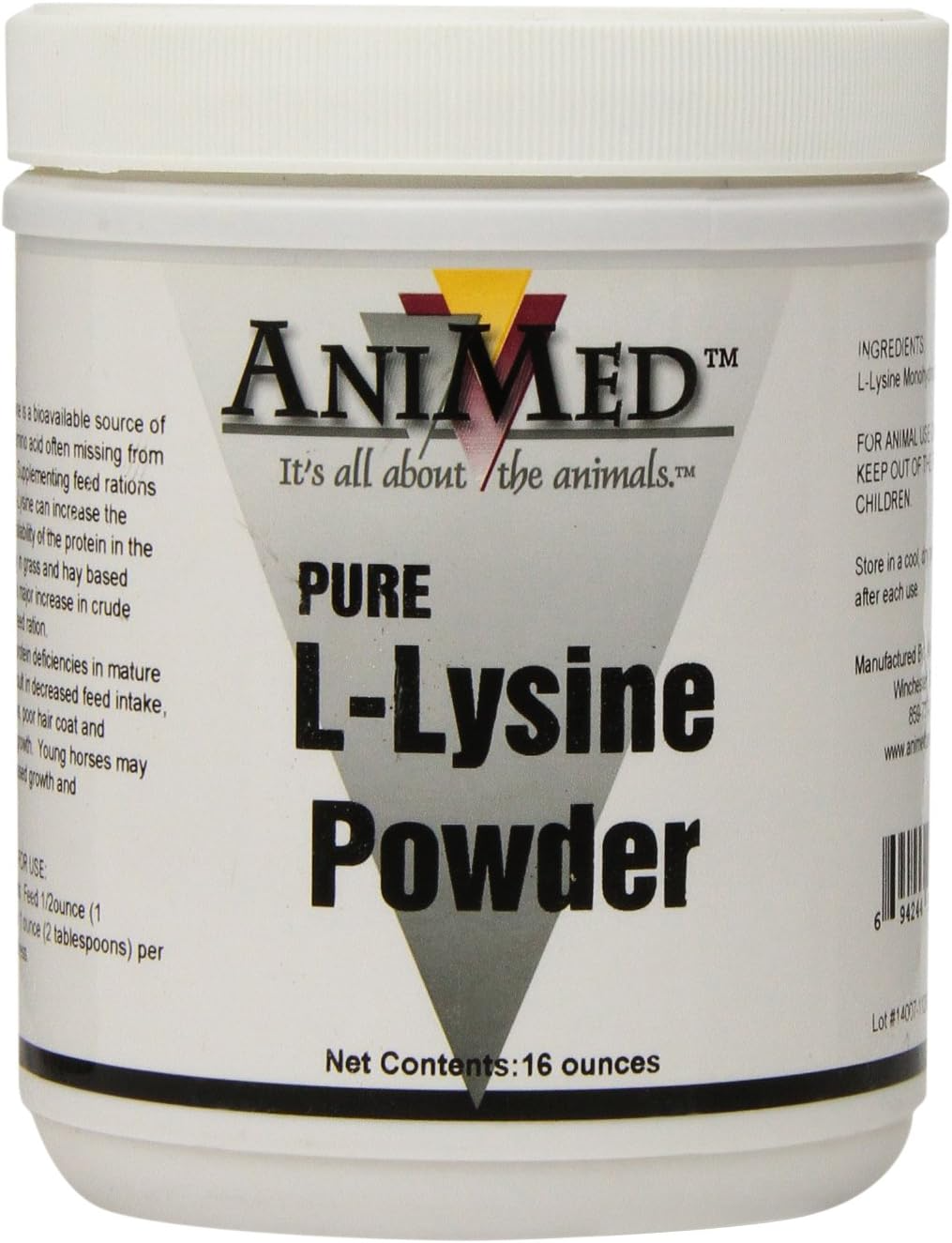 AniMed Pure L-Lysine Powder For Horses - 0