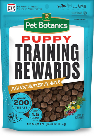 Pet Botanics Training Rewards Soft & Chewy Peanut Butter Puppy Bites (4 oz)