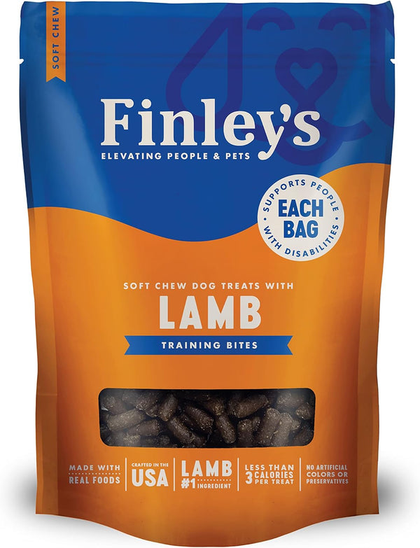 Finley's Barkery Lamb Recipe Soft Chew Training Bites Dog Treats, 6-oz