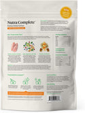 Ultimate Pet Nutrition Nutra Complete Premium Chicken Freeze-Dried Raw Cart Food backside