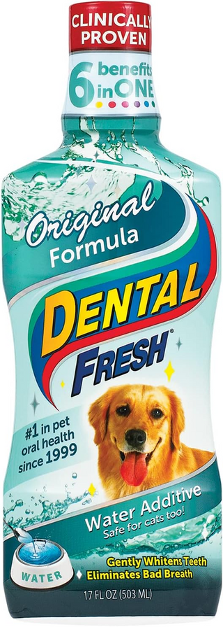 Dental Fresh Original Formula Water Additive for Dogs (17 oz)