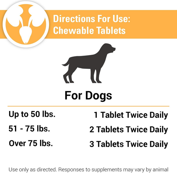 Vet Classics Incontinence for Dogs ( 120 Chew Tabs)