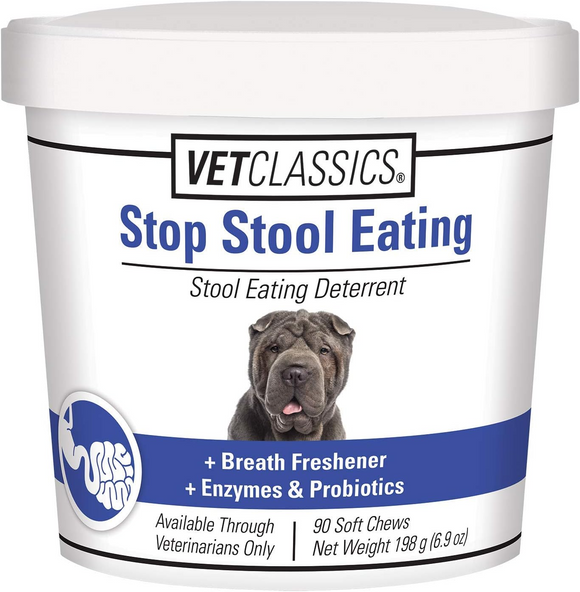 Vet Classics Stop Stool Eating Soft Chews for Dogs