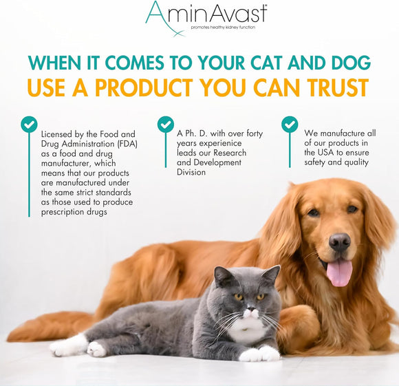 AminAvast Kidney Support Capsules for Cats 60ct