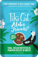 Tiki Cat Aloha Friends Tuna Ocean Whitefish Pumpkin (3 oz x 12 cans)