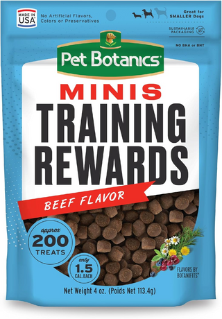 Pet Botanics Training Rewards Mini Soft & Chewy Beef Flavor Dog Treats