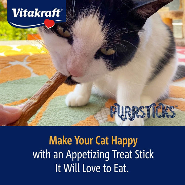 Vitakraft Purrsticks Chicken Recipe with Salmon Treat for Cats