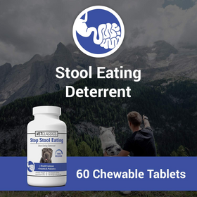 Vet Classics Stop Stool Eating for Dogs (60 Chew Tabs) - 0