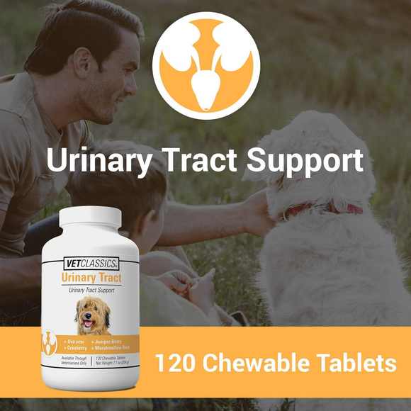 Vet Classics Urinary Tract Support for Dogs (120 Chew Tabs)