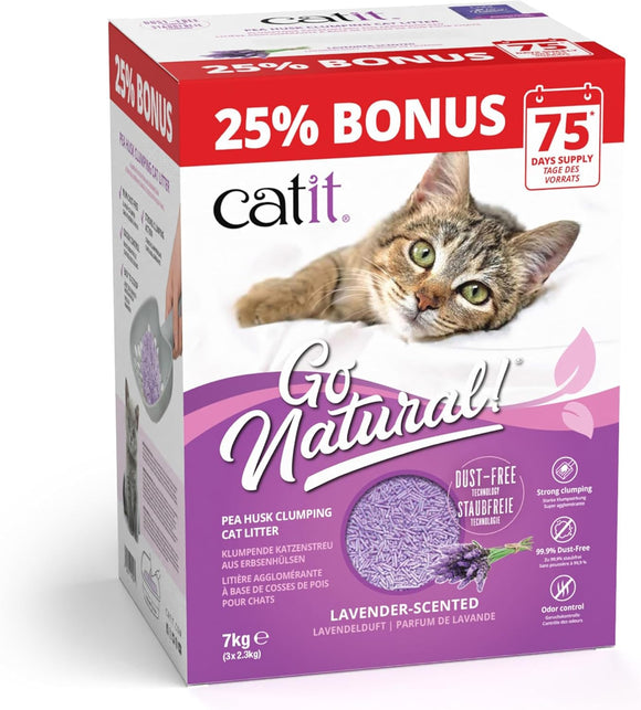 Catit Go Natural! Pea Husk Litter Bonus Box