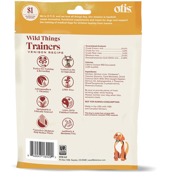 Otis Wild Things Trainers Venison Recipe Treats for Dogs