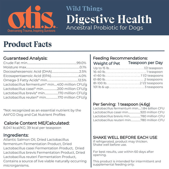 Otis Wild Things Digestive Health Ancestral Probiotics for Dogs