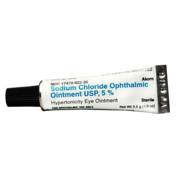Sodium Chloride 5% Ophthalmic Ointment, 3.5-g