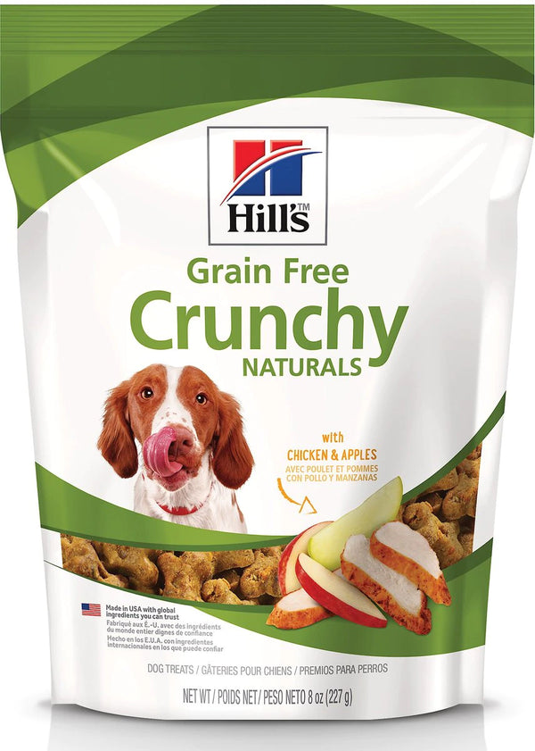 Hill's Natural Grain Free treats for dogs with Chicken & Apples, Crunchy Dog Treat