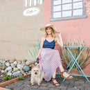 Wigzi Gel Handle Reflective Tape Retractable Dog Leash