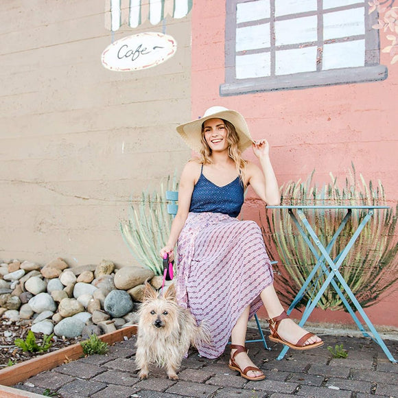 Wigzi Gel Handle Reflective Tape Retractable Dog Leash