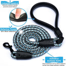 Wigzi Flex Walk Silicone Handle Reflective Leash 6' Up to 250 lb Dog