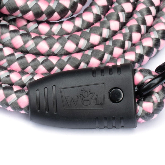 Wigzi Flex Walk Silicone Handle Reflective Leash 6' Up to 250 lb Dog