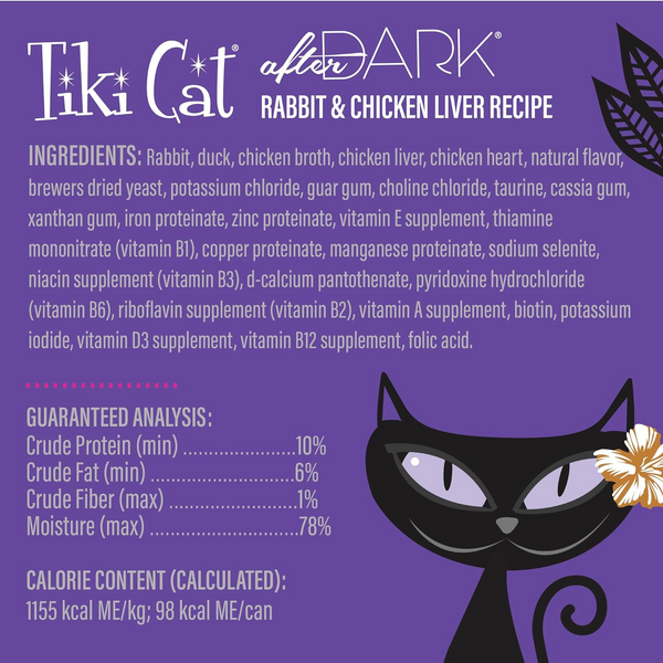 Tiki Cat After Dark Rabbit Pate