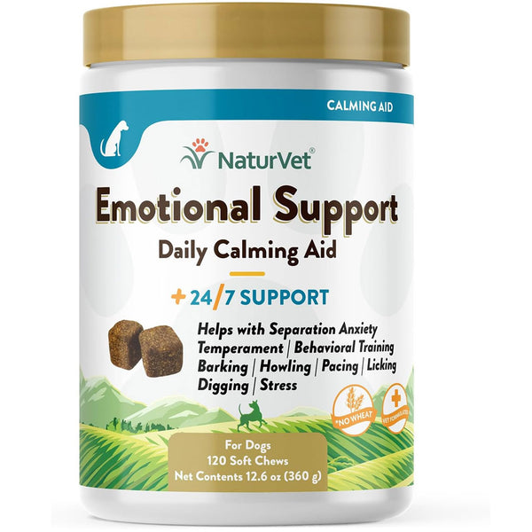 Calm Your Pup NaturVet Soft Chews for Emotional Support