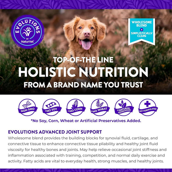 Evolutions by NaturVet Advanced Joint Support Soft Chews for Dogs