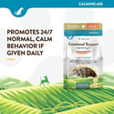 NaturVet Emotional Support Daily Calming Aid Scoopables Plus 24/7 Support for Dogs