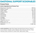 NaturVet Emotional Support Daily Calming Aid Scoopables Plus 24/7 Support for Dogs