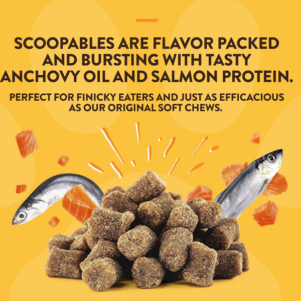 NaturVet Scoopables Omega-Gold Essential Fatty Acids Plus Anchovy Oil & Salmon Protein for Cats & Dogs