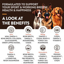 NaturVet Breed Specific Sport & Working Breeds Supplement Soft Chews for Dogs