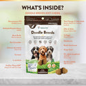 NaturVet Breed Specific Doodle Breeds Supplement Soft Chews for Dogs