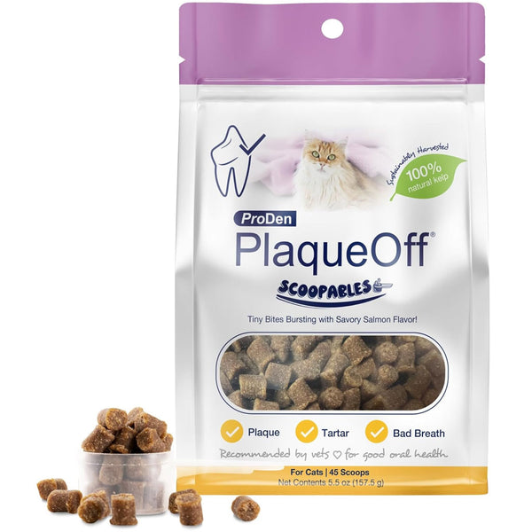 NaturVet ProDen PlaqueOff Scoopables for Cats, 5.5-oz