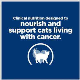 Onc care is designed to nourish and support cats living with cancer