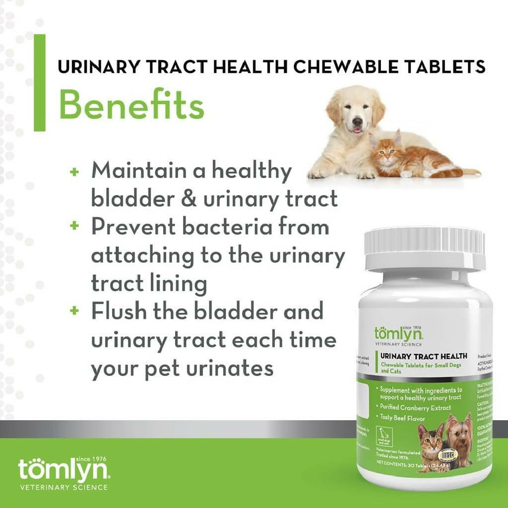 Tomlyn Urinary Tract Health for Cats & Small Dogs (30 chewable tablets)