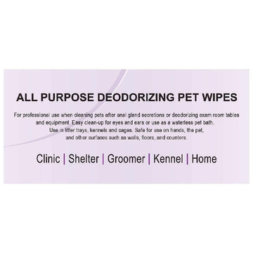 AOE Animal Odor Eliminator Deodorizing Wipes (80 count)