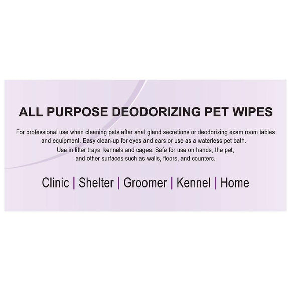 AOE Animal Odor Eliminator Deodorizing Wipes (80 count)