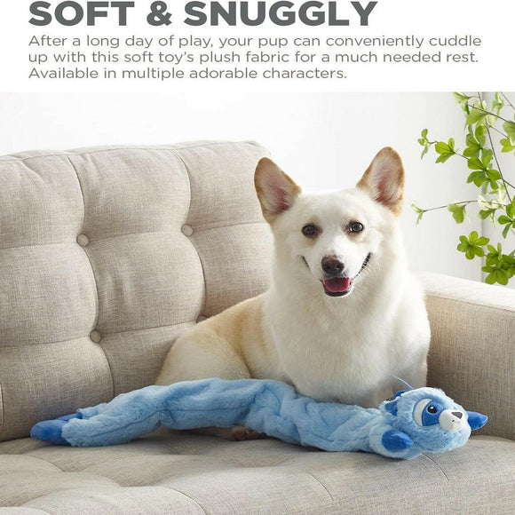 Outward Hound Longidudes Raccoon Plush & Squeaky Tug Toy For Dog