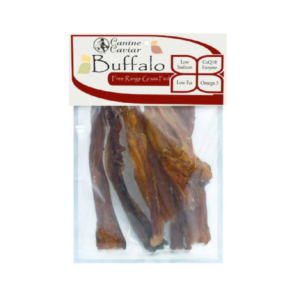 Canine Caviar Buffalo Tendons Dog Treat 6" (5 pieces)