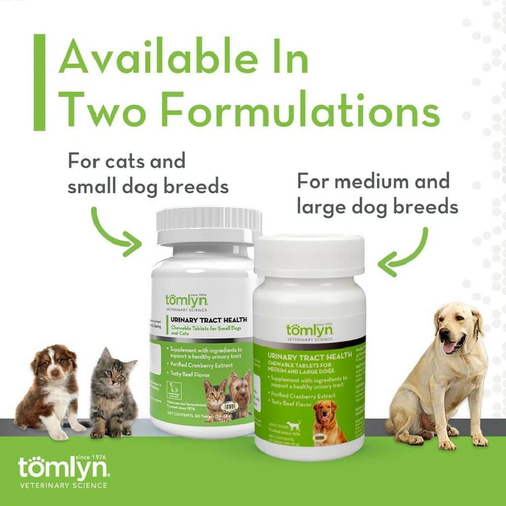 Tomlyn Urinary Tract Health for Cats & Small Dogs (30 chewable tablets)