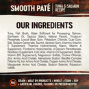 Wellness CORE Tiny Tasters Grain-Free Smooth Pate Tuna & Salmon Wet Food for Cats (1.75 oz x 12 pouches)