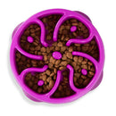 Outward Hound Fun Feeder Purple Flower Bowl for Dogs (Medium)