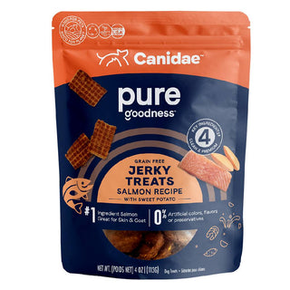 Canidae Pure Goodness Salmon with Sweet Potato Jerky Dog Treats (4 oz)