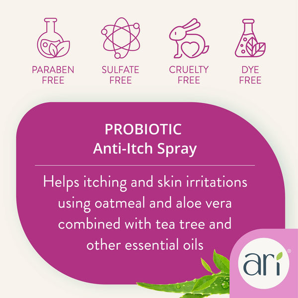 Health Extension Ari Probiotic Anti-Itch Spray Aloe Plus Tea Tree For Dogs