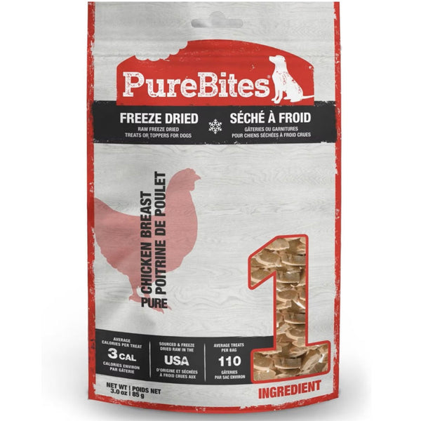 PureBites Chicken Breast Freeze Dried Treats For Dog (3 oz)