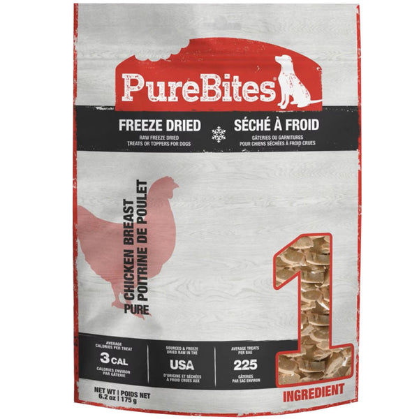 PureBites Chicken Breast Freeze Dried Treats For Dog (6.2 oz)