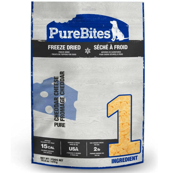 PureBites Freeze Dried Cheddar Cheese Treats for Dogs